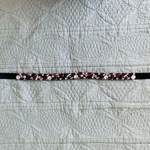 Vera Wang Lavender Label Jeweled Belt